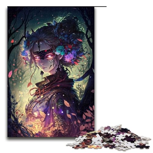1000-teiliges Puzzle mit Manga-Mädchen, Holzpuzzle, pädagogisches Spielzeug zum Stressabbau, Größe 50 x 75 cm 1000-teiliges Puzzle mit Manga-Mädchen, Holzpuzzle, pädagogisches Spielzeug zum Stressabbau, Größe 50 x 75 cm von LLONGKT