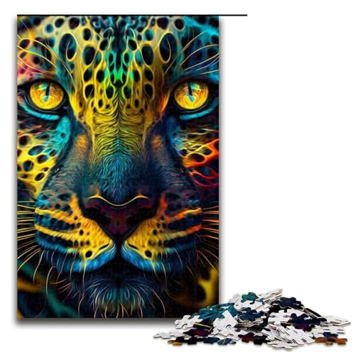 1000-teiliges Puzzle mit Neonbrille und Hund für Erwachsene, Puzzle für Lernspiele, Herausforderungsspielzeug für die Heimdekoration, Größe 50 x 75 cm 1000-teiliges Puzzle mit Neonbrille und Hund für Erwachsene, Puzzle für Lernspiele, Herausforderungsspielzeug für die Heimdekoration, Größe 50 x 75 cm von LLONGKT