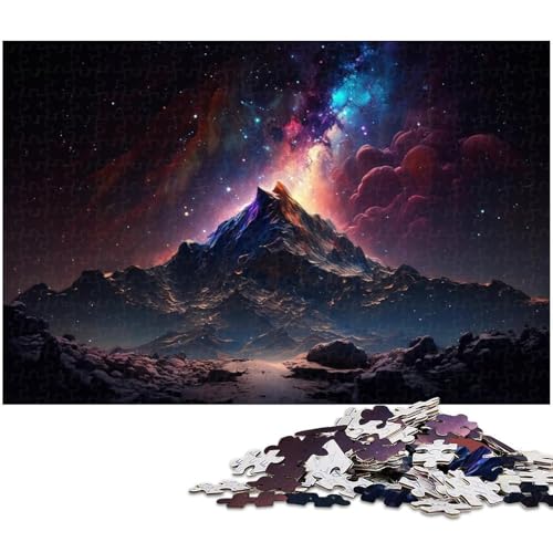 1000-teiliges Puzzle mit Schneeberglandschaft, Puzzle für Erwachsene, Holzpuzzle, Lernspiel, Größe 50 x 75 cm 1000-teiliges Puzzle mit Schneeberglandschaft, Puzzle für Erwachsene, Holzpuzzle, Lernspiel, Größe 50 x 75 cm von LLONGKT