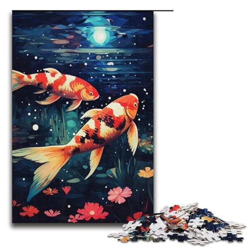 1000-teiliges Puzzle mit Tierwalen, Puzzle für Teenager, Karton, Lernspiele für Erwachsene, Größe 38 x 26 cm von LLONGKT