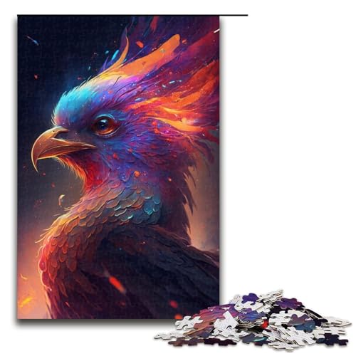 1000-teiliges Puzzle mit magischem Papagei für Erwachsene. Das unmögliche Puzzle eignet ganze Familie (Größe 50 x 75 cm) von LLONGKT