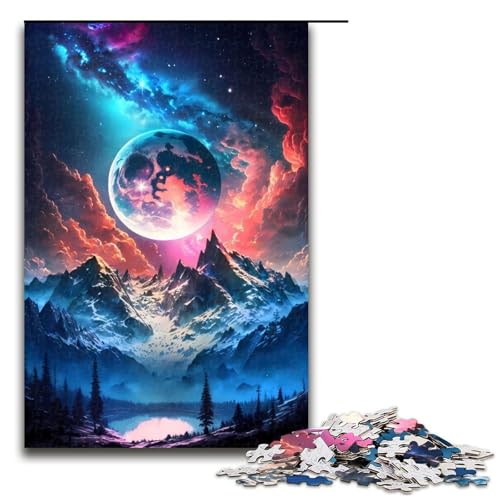 1000-teiliges Puzzlespiel „Berg des Kosmos“, Puzzles für Erwachsene und Teenager, Holzpuzzle, tolles Geschenk für Erwachsene, Größe 50 x 75 cm 1000-teiliges Puzzlespiel „Berg des Kosmos“, Puzzles für Erwachsene und Teenager, Holzpuzzle, tolles Geschenk für Erwachsene, Größe 50 x 75 cm von LLONGKT