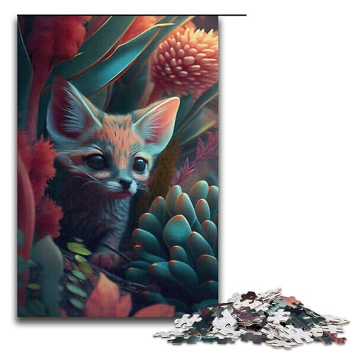1000-teiliges Puzzlespiel „Kleine Jagd-Wildkatze“, Puzzle für Erwachsene, Papppuzzle, Familienspiele, Weihnachts- und Geburtstagsgeschenke, Größe 38 x 26 cm 1000-teiliges Puzzlespiel „Kleine Jagd-Wildkatze“, Puzzle für Erwachsene, Papppuzzle, Familienspiele, Weihnachts- und Geburtstagsgeschenke, Größe 38 x 26 cm von LLONGKT