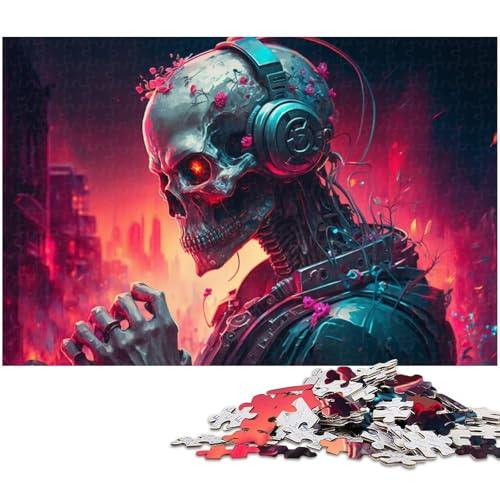 1000-teiliges Puzzlespiel „Magisches Skelett“ für Erwachsene, Holzpuzzle, Spielzeug, Wanddekoration, Größe 50 x 75 cm 1000-teiliges Puzzlespiel „Magisches Skelett“ für Erwachsene, Holzpuzzle, Spielzeug, Wanddekoration, Größe 50 x 75 cm von LLONGKT