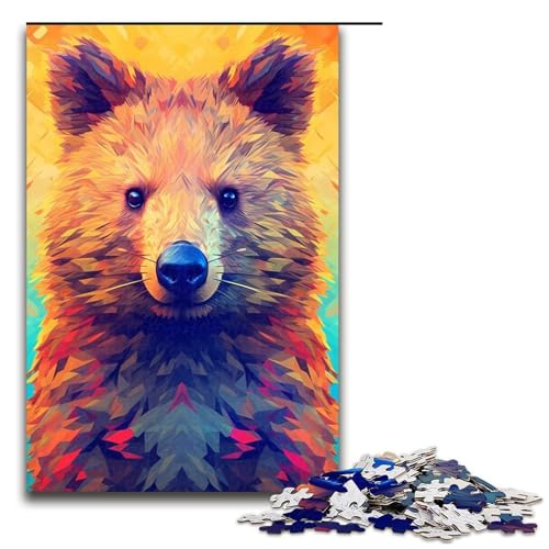 1000-teiliges Quokka-Farbpuzzle, Holzpuzzle, Lernspielzeug, Familienspiele, Größe 50 x 75 cm 1000-teiliges Quokka-Farbpuzzle, Holzpuzzle, Lernspielzeug, Familienspiele, Größe 50 x 75 cm von LLONGKT