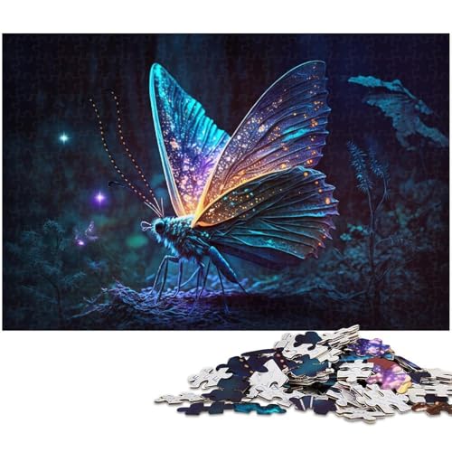 1000-teiliges Schmetterlings-Puzzle für Erwachsene, Holzpuzzle, Lernspiel, Größe 50 x 75 cm 1000-teiliges Schmetterlings-Puzzle für Erwachsene, Holzpuzzle, Lernspiel, Größe 50 x 75 cm von LLONGKT