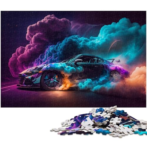 1000-teiliges Sportwagen-Puzzle für Erwachsene, Holzpuzzle, Lernspiel, Größe 50 x 75 cm 1000-teiliges Sportwagen-Puzzle für Erwachsene, Holzpuzzle, Lernspiel, Größe 50 x 75 cm von LLONGKT