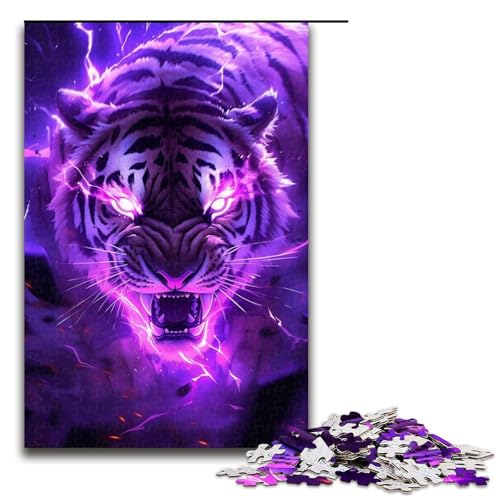 1000-teiliges Tiger-Puzzle für Erwachsene, Lernspiel, Herausforderung, Spielzeug, Kunstwerk, Geschenk, Größe 50 x 75 cm 1000-teiliges Tiger-Puzzle für Erwachsene, Lernspiel, Herausforderung, Spielzeug, Kunstwerk, Geschenk, Größe 50 x 75 cm von LLONGKT