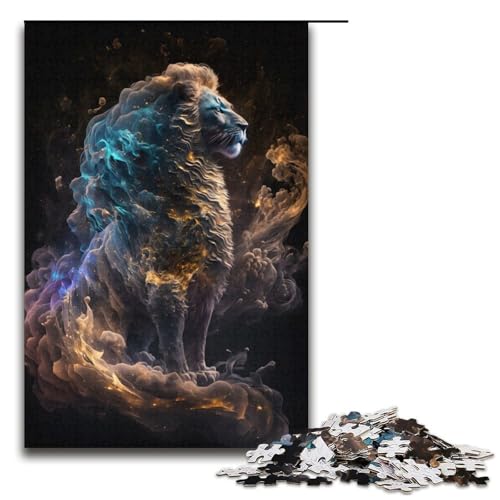 1000-teiliges Unendlicher Stolz des Löwen-Puzzle als Puzzle-Geschenk für Erwachsene, ideal für Teenager ab 14 Jahren, Größe 38 x 26 cm 1000-teiliges Unendlicher Stolz des Löwen-Puzzle als Puzzle-Geschenk für Erwachsene, ideal für Teenager ab 14 Jahren, Größe 38 x 26 cm von LLONGKT