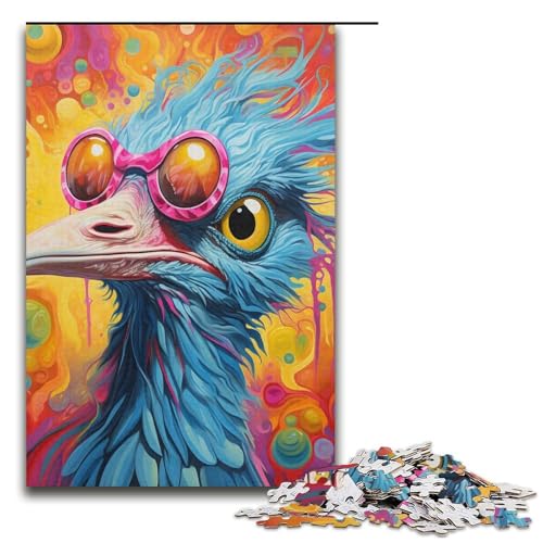 1000-teiliges Vogel-Puzzle, Papppuzzle, pädagogisches Spielzeug zum Stressabbau, Größe 38 x 26 cm 1000-teiliges Vogel-Puzzle, Papppuzzle, pädagogisches Spielzeug zum Stressabbau, Größe 38 x 26 cm von LLONGKT