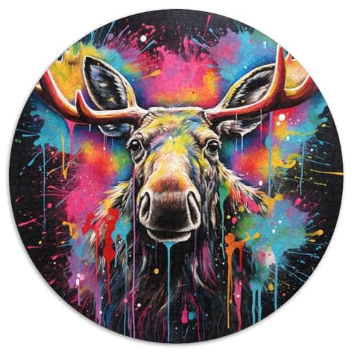 Alpaka-Puzzle für Erwachsene, 1000 Teile, Geburtstagsgeschenkidee für Erwachsene, anspruchsvolles Denkspiel (67,5 x 67,5 cm) von LLONGKT