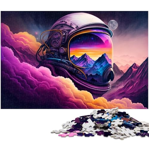 Astronauten-Erkundungs-Puzzle, 1000 Teile, Puzzle für Erwachsene, Teenager ab 14 Jahren, Größe 50 x 75 cm von LLONGKT