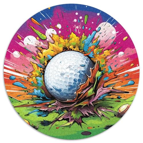 Bunte Golf-Puzzles für Erwachsene, 1000 Teile, anspruchsvolles Denkspiel, Familienaktivität, Heimdekoration, (67,5 x 67,5 cm) von LLONGKT