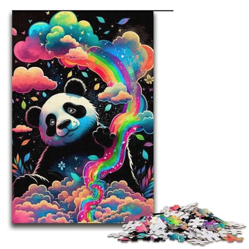 Buntes Bären-Puzzle mit 1000 Teilen für Erwachsene, Familienaktivitäts-Puzzle, stärkt die Liebe zwischen Paaren, Größe 38 x 26 cm von LLONGKT