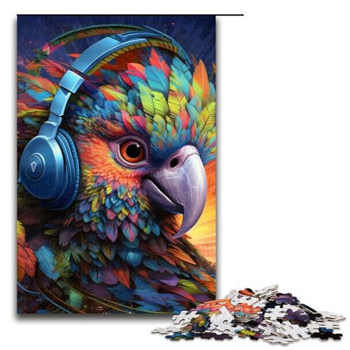 Buntes Papageien-Puzzle, 1000 Teile für Erwachsene, Puzzle-Kunstwerk, Spaß für Zuhause, Geburtstagsgeschenk, Reisegeschenk, Größe 50 x 75 cm Buntes Papageien-Puzzle, 1000 Teile für Erwachsene, Puzzle-Kunstwerk, Spaß für Zuhause, Geburtstagsgeschenk, Reisegeschenk, Größe 50 x 75 cm von LLONGKT