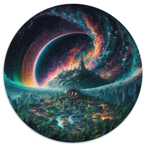 Color Planet Puzzle für Erwachsene, 1000 Teile, anspruchsvolles DIY-Denkspiel, perfektes Familienspiel oder dekoratives Geschenk (Größe 67,5 x 67,5 cm) von LLONGKT