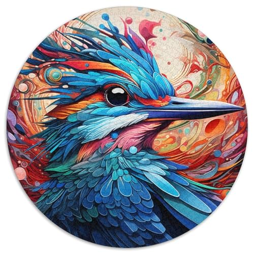 Farbvogel-Puzzle für Erwachsene, 1000 Teile, Geburtstagsgeschenkidee für Erwachsene, anspruchsvolles Denkspiel (67,5 x 67,5 cm) von LLONGKT