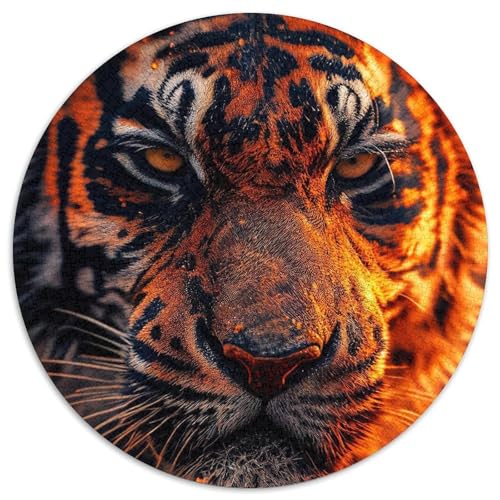 Fiery Tigers Puzzle für Erwachsene, 1000 Teile, pädagogisches Denkspiel, künstlerische Heim- und Bürodekoration, ab 14 Jahren (67,5 x 67,5 cm) von LLONGKT