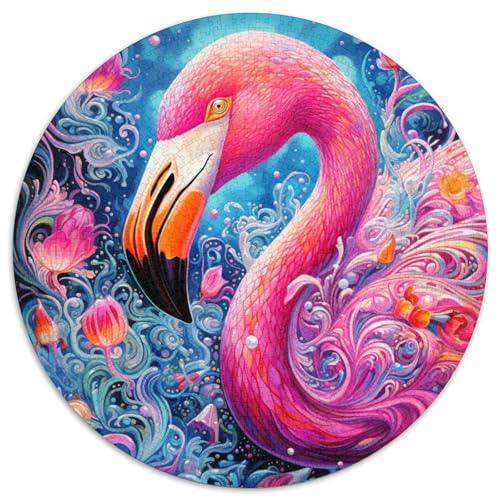 Flamingo-Puzzle für Erwachsene, 1000 Teile, Geburtstagsgeschenkidee für Erwachsene, anspruchsvolles Denkspiel (67,5 x 67,5 cm) von LLONGKT