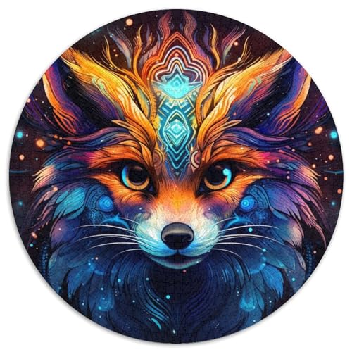 Fuchs-Puzzle für Erwachsene, 1000 Teile, Geburtstagsgeschenkidee für Erwachsene, anspruchsvolles Denkspiel (67,5 x 67,5 cm) von LLONGKT