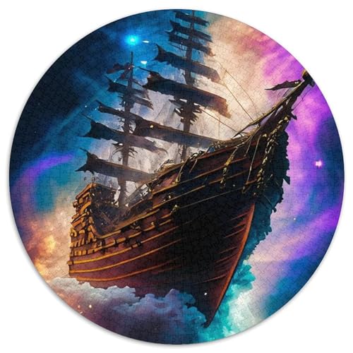 Galaxie-Universum-Landschaftspuzzle für Erwachsene, 1000 Teile, anspruchsvolles DIY-Denkspiel, perfektes Familienspiel oder dekoratives Geschenk (Größe 67,5 x 67,5 cm) von LLONGKT