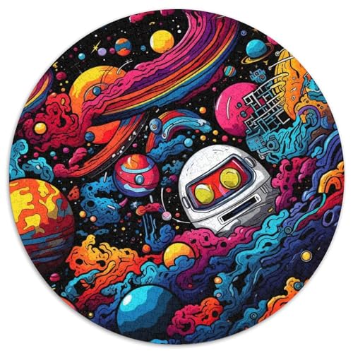 Galaxy Planet, schwierige Puzzles für Erwachsene, 1000 Teile, Puzzle für Erwachsene, farbenfrohe Heimdekoration und interaktives Familienspiel, (67,5 x 67,5 cm) von LLONGKT