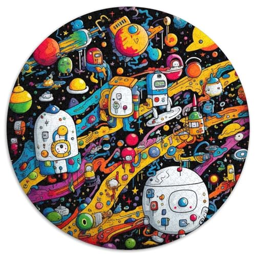 Galaxy Planet Puzzles für Erwachsene, 1000 Teile, pädagogisches Denkspiel für Erwachsene, künstlerische Heim- und Bürodekoration, ab 14 Jahren (67,5 x 67,5 cm) von LLONGKT
