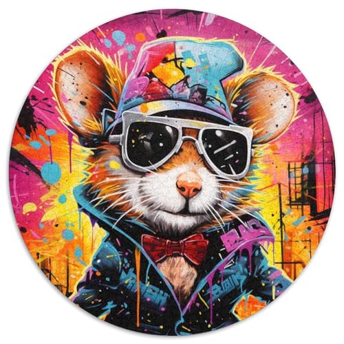 Hamster-Puzzle für Erwachsene, 1000 Teile, anspruchsvolles Denkspiel, Familienaktivität, Heimdekoration, (67,5 x 67,5 cm) von LLONGKT