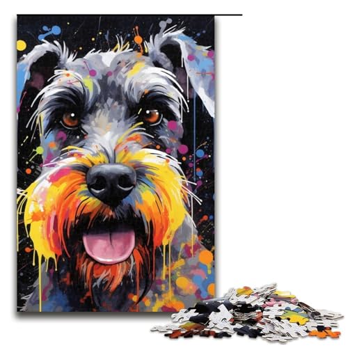 Hunde-Graffiti-Mal-Puzzle-Spielzeug für Erwachsene, 1000 Teile, Lernspiel für Geburtstag, Weihnachten, für Jugendliche ab 14 Jahren, Größe 50 x 75 cm Hunde-Graffiti-Mal-Puzzle-Spielzeug für Erwachsene, 1000 Teile, Lernspiel für Geburtstag, Weihnachten, für Jugendliche ab 14 Jahren, Größe 50 x 75 cm von LLONGKT