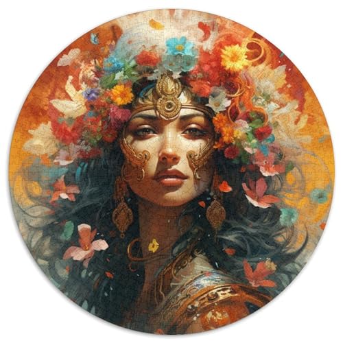 Indische Puzzles für Erwachsene, 1000 Teile, anspruchsvolles Denkspiel für Teenager, Spaß für den Spieleabend mit der Familie (Größe 67,5 x 67,5 cm) von LLONGKT