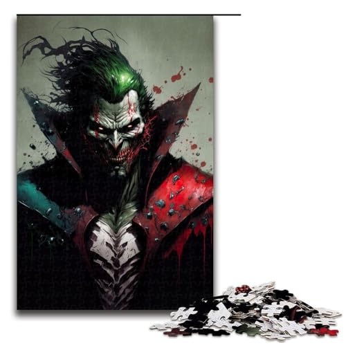 Jigsaw Evil Killer Puzzle 1000 Teile für Erwachsene Lernspiele Staycation Zeit totschlagen für Teenager ab 14 Jahren Größe 50x75cm von LLONGKT