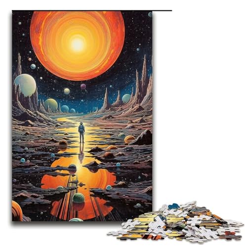 Lernpuzzle „Berg der Träume“ 1000 Teile Puzzle für Erwachsene, Familienspiel, Geburtstagsgeschenk, Geschenke (Größe 50 x 75 cm) von LLONGKT
