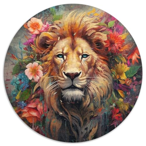 Löwen-Puzzle für Erwachsene, 1000 Teile, anspruchsvolles Denkspiel, Familienaktivität, Heimdekoration, (67,5 x 67,5 cm) von LLONGKT