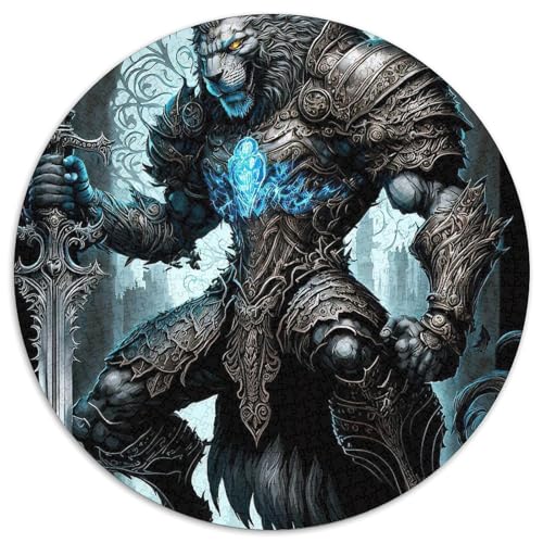 Löwen-Puzzle für Erwachsene, 1000 Teile, pädagogisches Denkspiel, künstlerische Heim- und Bürodekoration, ab 14 Jahren (67,5 x 67,5 cm) von LLONGKT