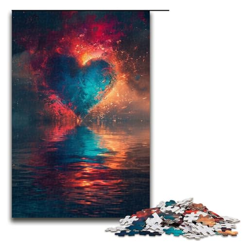 Love at Sea Puzzle, 1000 Teile für Erwachsene, Puzzle-Kunstwerk, Spaß für Zuhause, Geburtstagsgeschenk, Reisegeschenk, Größe 50 x 75 cm Love at Sea Puzzle, 1000 Teile für Erwachsene, Puzzle-Kunstwerk, Spaß für Zuhause, Geburtstagsgeschenk, Reisegeschenk, Größe 50 x 75 cm von LLONGKT