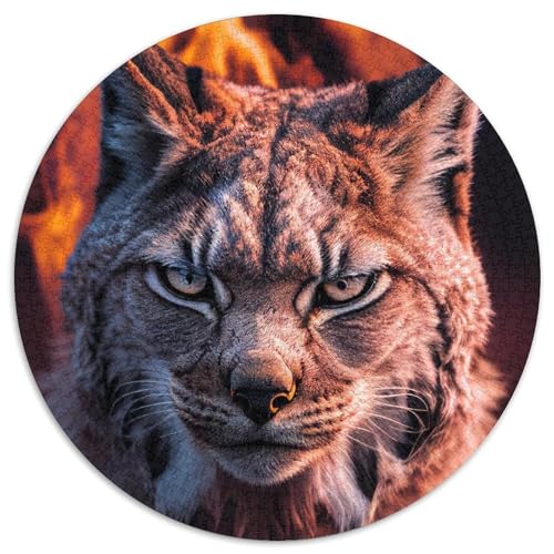 Luchs-Puzzle für Erwachsene, 1000 Teile, anspruchsvolles Denkspiel, Familienaktivität, Heimdekoration, (67,5 x 67,5 cm) von LLONGKT
