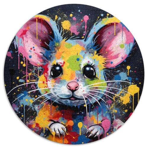 Maus-Puzzle für Erwachsene, 1000 Teile, anspruchsvolles Denkspiel, Familienaktivität, Heimdekoration, (67,5 x 67,5 cm) von LLONGKT