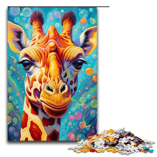 Nilpferd-Puzzle für Erwachsene, 1000 Teile, Puzzlespiel für Jugendliche ab 14 Jahren, Größe 50 x 75 cm von LLONGKT