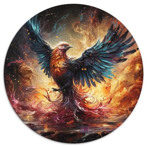 Phoenix-Puzzle für Erwachsene, 1000 Teile, anspruchsvolles Denkspiel, Familienaktivität, Heimdekoration, (67,5 x 67,5 cm) von LLONGKT