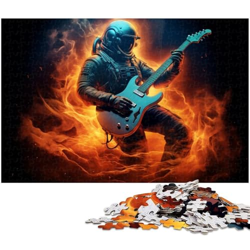 Puzzle „Astronaut spielt Gitarre“ für Puzzle 1000 Teile für Erwachsene, ganze Familie, für Teenager ab 14 Jahren, Größe 50 x 75 cm Puzzle „Astronaut spielt Gitarre“ für Puzzle 1000 Teile für Erwachsene, ganze Familie, für Teenager ab 14 Jahren, Größe 50 x 75 cm von LLONGKT