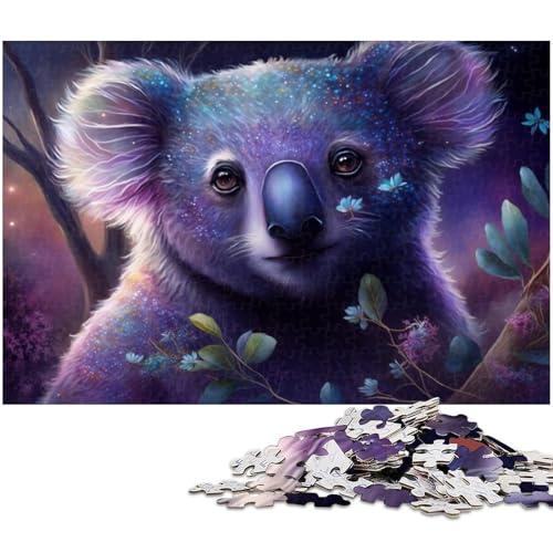 Puzzle „Koala im Wald“, 1000 Teile, für Erwachsene und Jugendliche ab 14 Jahren, Größe 38 x 26 cm von LLONGKT