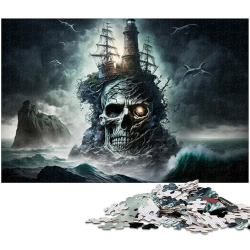 Puzzle „Skelettschiff“ für Erwachsene, 1000 Teile, Holzpuzzle für Erwachsene, Größe 50 x 75 cm Puzzle „Skelettschiff“ für Erwachsene, 1000 Teile, Holzpuzzle für Erwachsene, Größe 50 x 75 cm von LLONGKT
