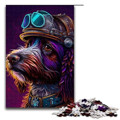 Puzzle 1000 Teile Steampunk Drahthaar Puzzle für Erwachsene Holzpuzzle Lernspiel Herausforderung Spielzeug Größe 50x75cm Puzzle 1000 Teile Steampunk Drahthaar Puzzle für Erwachsene Holzpuzzle Lernspiel Herausforderung Spielzeug Größe 50x75cm von LLONGKT