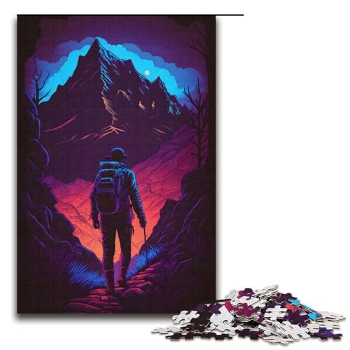Puzzle 1000 Teile für Erwachsene, „Der unmögliche Berg“, als Geschenk, Lernspiel zum Geburtstag, Weihnachten, Größe 38 x 26 cm Puzzle 1000 Teile für Erwachsene, „Der unmögliche Berg“, als Geschenk, Lernspiel zum Geburtstag, Weihnachten, Größe 38 x 26 cm von LLONGKT