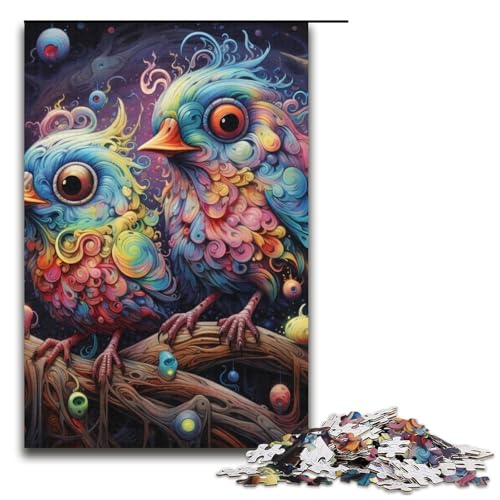 Puzzle 1000 Teile für Erwachsene, Braunbär-Puzzles für Papppuzzles, pädagogisches Spielzeug zum Stressabbau, Größe 38 x 26 cm von LLONGKT