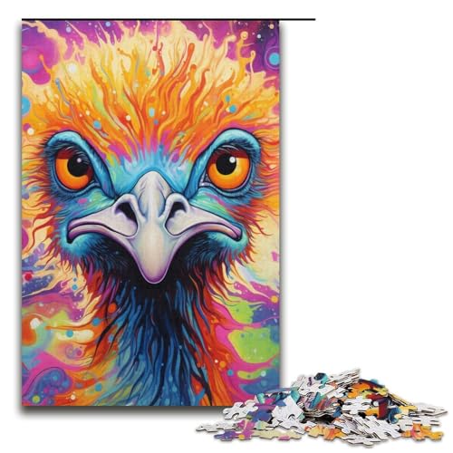 Puzzle 1000 Teile für Erwachsene, Bunter Strauß, Anspruchsvolles, Schwieriges Puzzle, Perfekte Dekoration für Teenager ab 14 Jahren, Größe 38 x 26 cm von LLONGKT