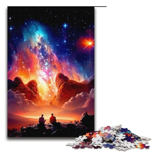 Puzzle 1000 Teile für Erwachsene, Fantasielandschaft, Puzzle für Jugendliche ab 14 Jahren, Größe 38 x 26 cm von LLONGKT