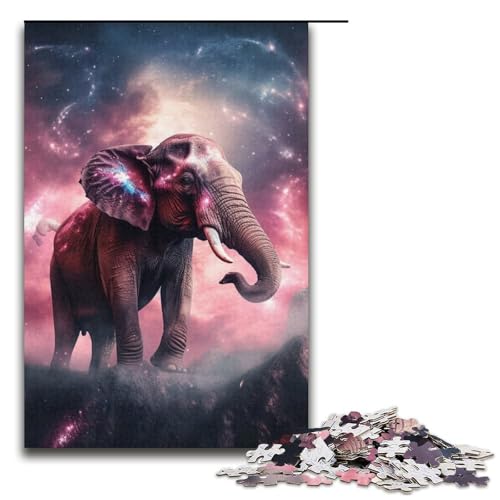 Puzzle 1000 Teile für Erwachsene, Fantasy-Elefanten-Puzzle, Lernspiele, lustige Puzzles für Teenager ab 14 Jahren, Größe 38 x 26 cm Puzzle 1000 Teile für Erwachsene, Fantasy-Elefanten-Puzzle, Lernspiele, lustige Puzzles für Teenager ab 14 Jahren, Größe 38 x 26 cm von LLONGKT