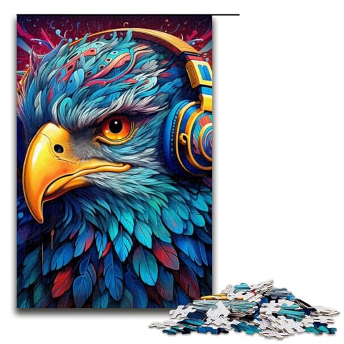 Puzzle 1000 Teile für Erwachsene, Farbadler, Lernspiel, Herausforderung, Spielzeug, Geschenk für Geburtstage, Größe 50 x 75 cm Puzzle 1000 Teile für Erwachsene, Farbadler, Lernspiel, Herausforderung, Spielzeug, Geschenk für Geburtstage, Größe 50 x 75 cm von LLONGKT