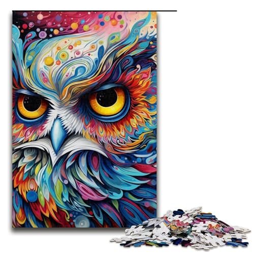 Puzzle 1000 Teile für Erwachsene, Farbeule, einzigartiges Herausforderungsspiel für Jugendliche ab 14 Jahren, Größe 50 x 75 cm von LLONGKT